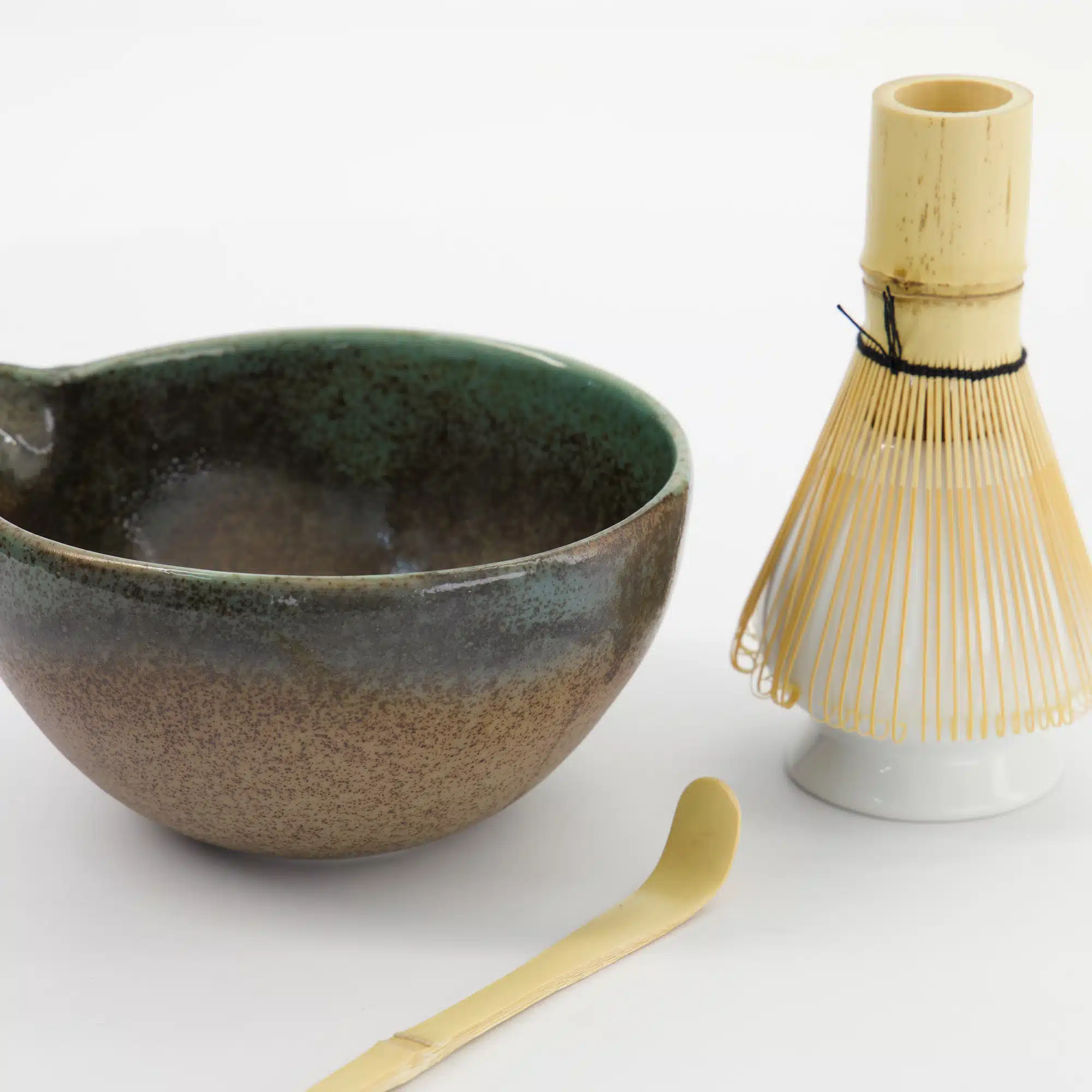 Tokyo Design Studio - Matcha Geschenkset - Hisui Groen - 14.5x6.5cm - 4 Stuks - Afbeelding 4