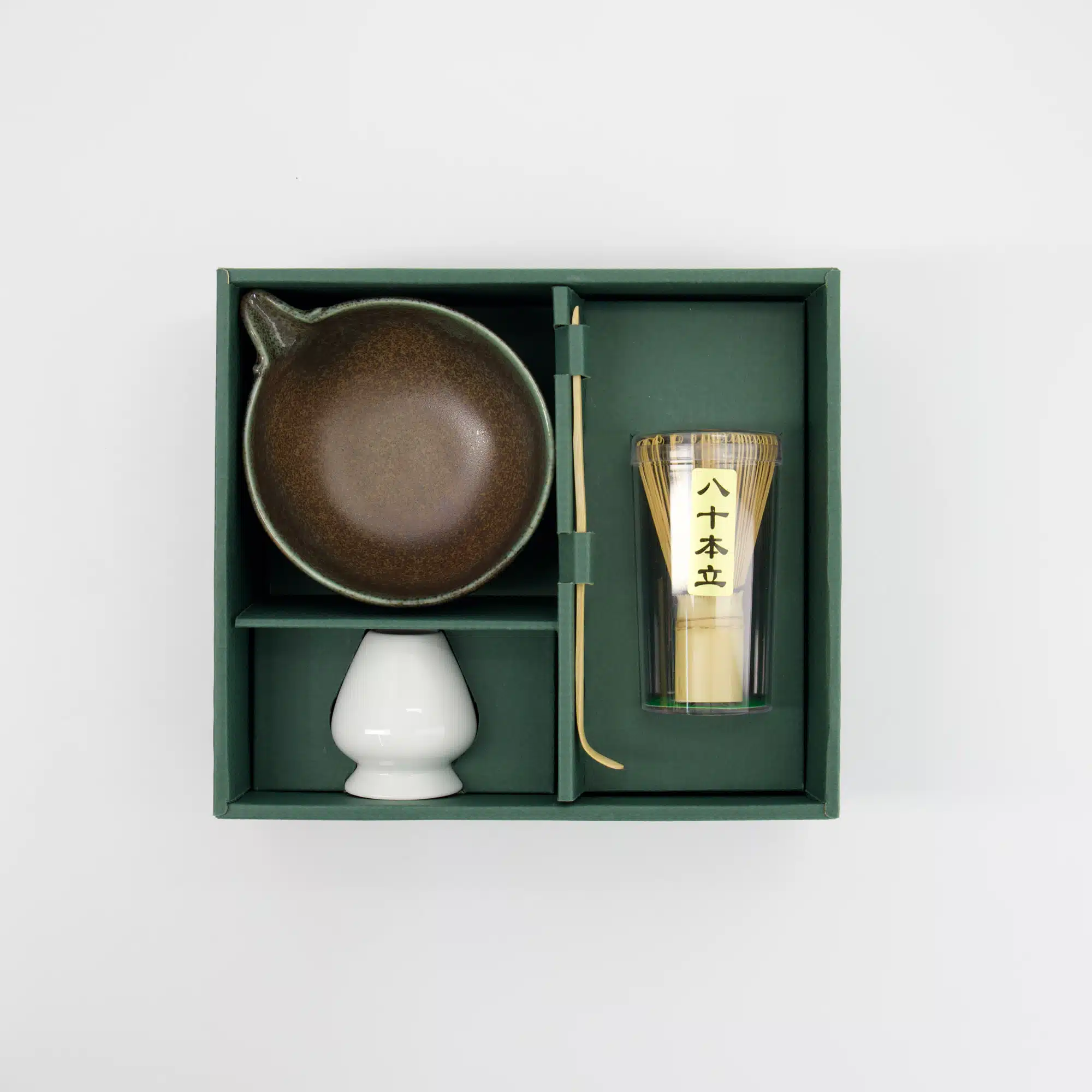 Tokyo Design Studio - Matcha Geschenkset - Hisui Groen - 14.5x6.5cm - 4 Stuks - Afbeelding 5