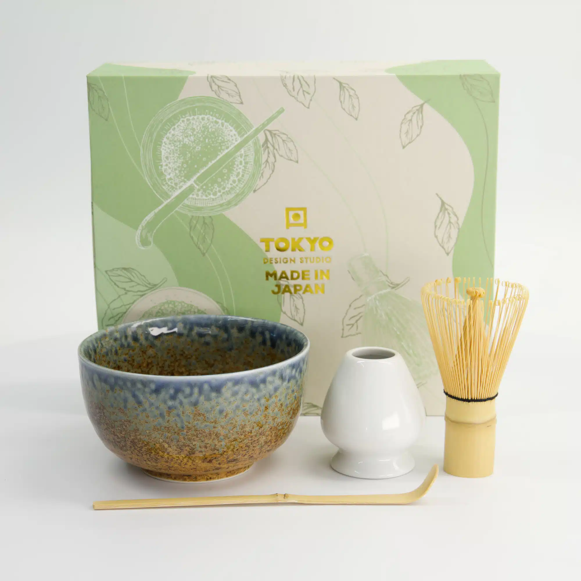 Tokyo Design Studio - Matcha Geschenkset - Rifblauw - 12,7x7 cm - 4-delig - Afbeelding 10