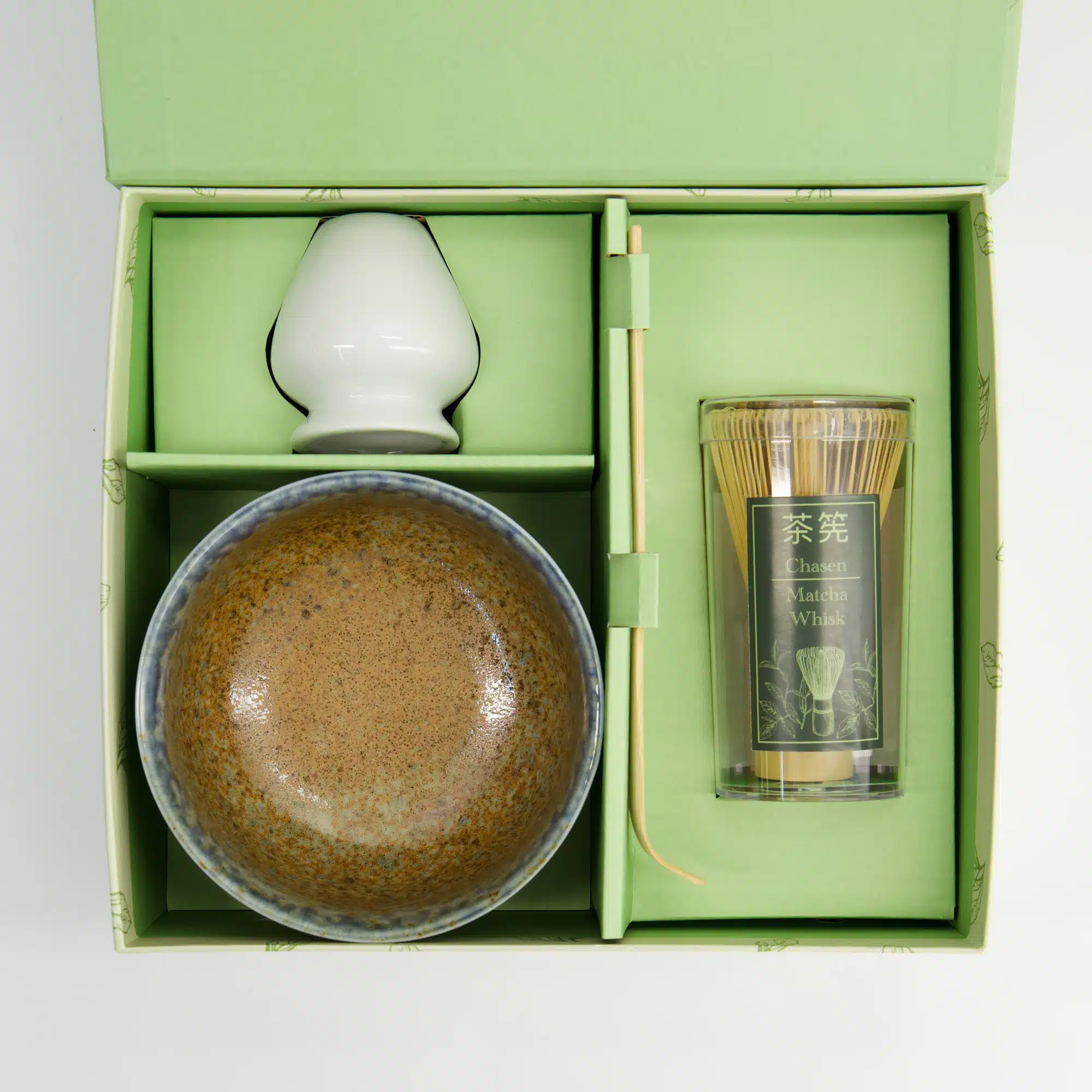 Tokyo Design Studio - Matcha Geschenkset - Rifblauw - 12,7x7 cm - 4-delig - Afbeelding 3