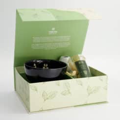 Tokyo Design Studio - Matcha Geschenkset - Sakura - Zwart - 12.7x7cm - 4 stuks