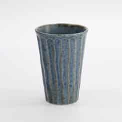 Tokyo Design Studio - Mino Craft - Wabi Konnezu Beker - Blauw - 8.5x12cm