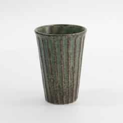 Tokyo Design Studio - Mino Craft Wabi Uguisu Beker Groen - 8.5x12cm