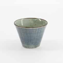 Tokyo Design Studio - Mashiko Beker - Tokusa - 7.5x5.3cm - Blauw