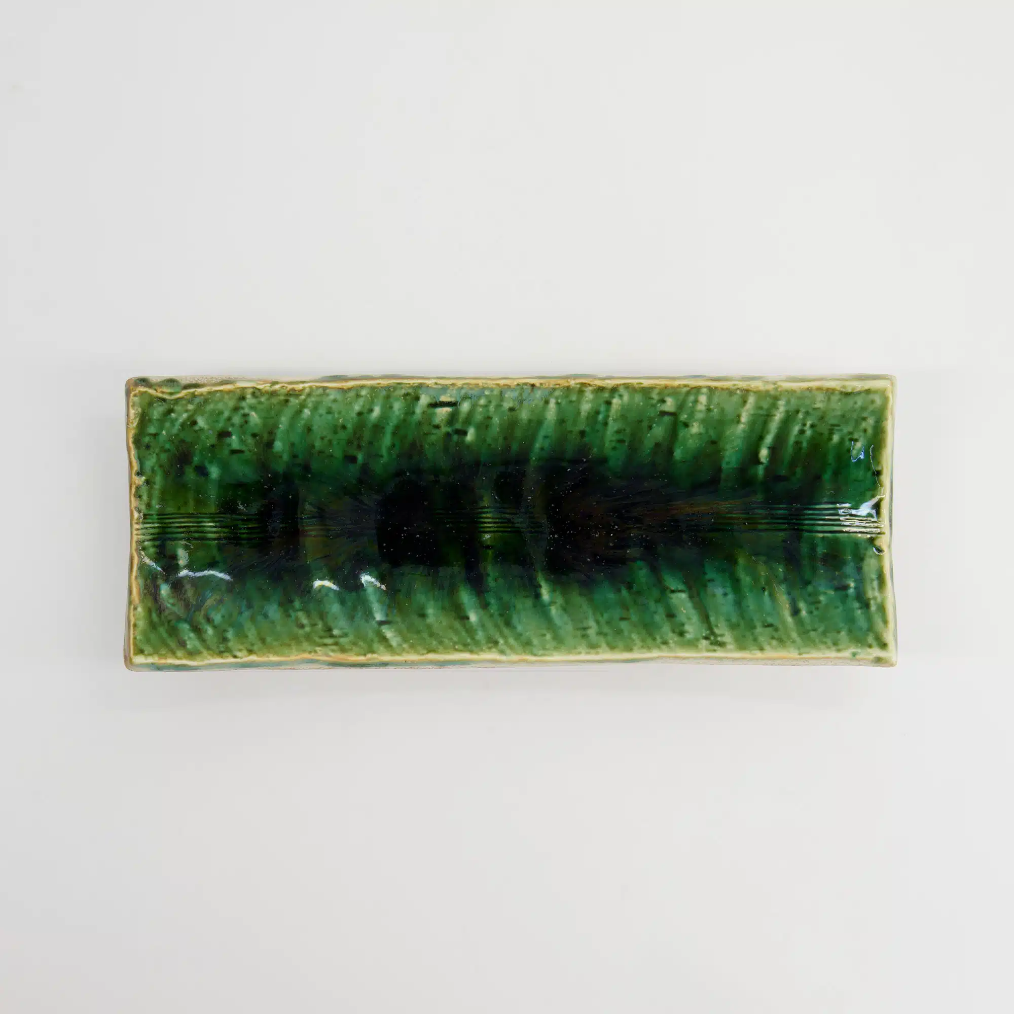 Tokyo Design Studio - Mino Craft Rechthoekig Bord - 27.5x5.2cm - Groen - Afbeelding 4