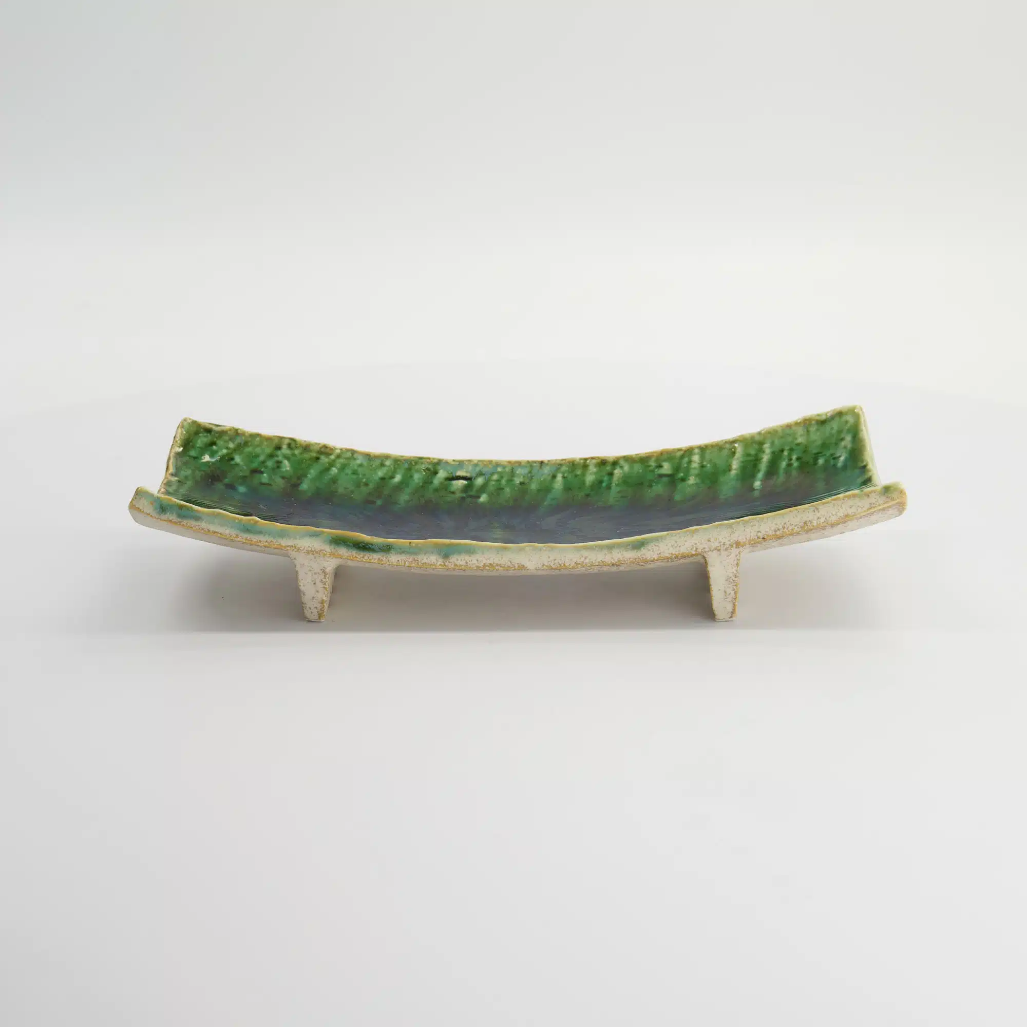 Tokyo Design Studio - Mino Craft Rechthoekig Bord - 27.5x5.2cm - Groen - Afbeelding 5