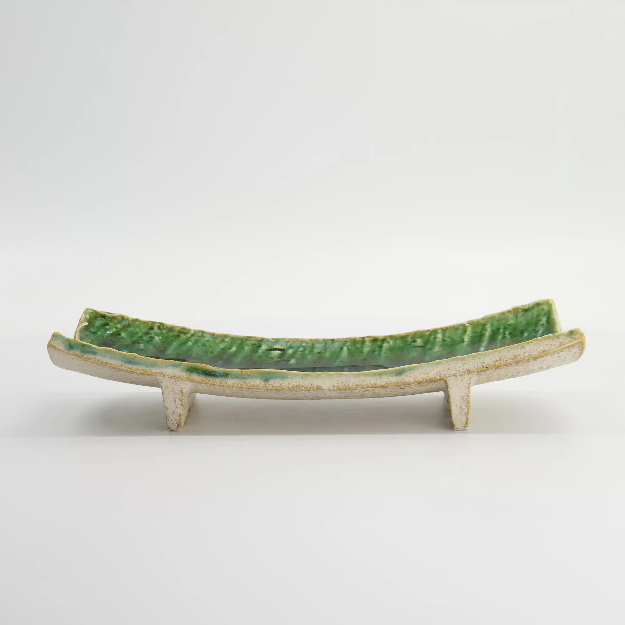 Tokyo Design Studio - Mino Craft Rechthoekig Bord - 27.5x5.2cm - Groen - Afbeelding 2