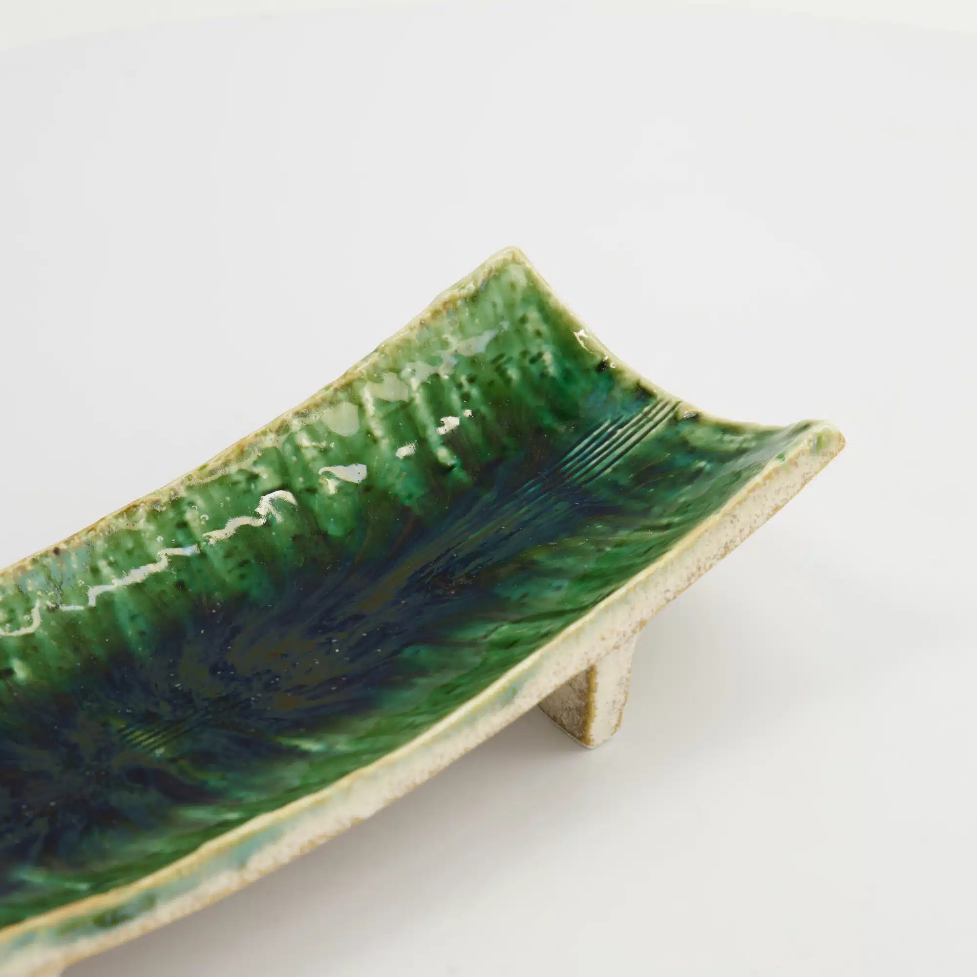 Tokyo Design Studio - Mino Craft Rechthoekig Bord - 27.5x5.2cm - Groen - Afbeelding 3