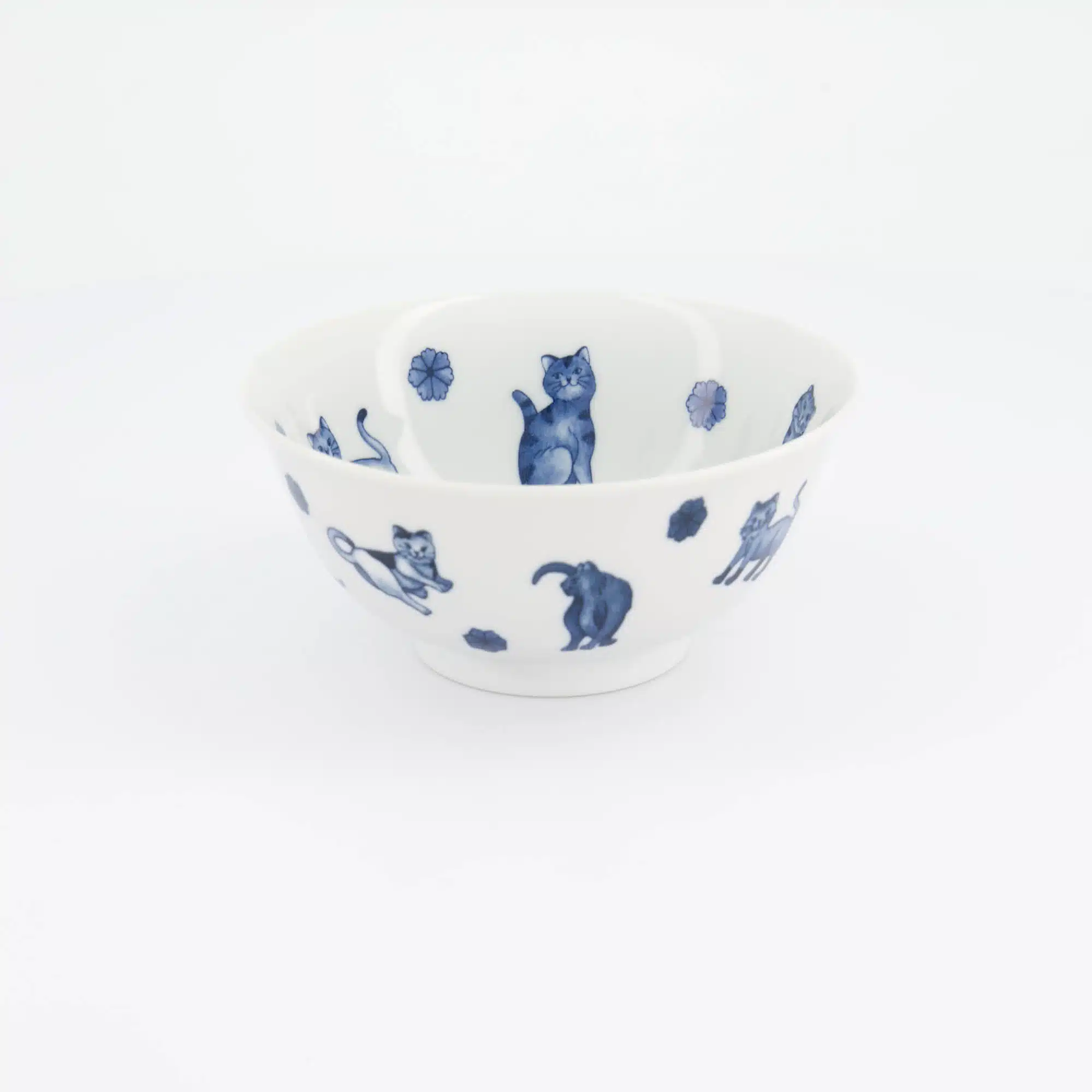 Tokyo Design Studio - Kawaii - Hananeko - Cat - Tayo - Bowl – 15 x 7 cm – Blue