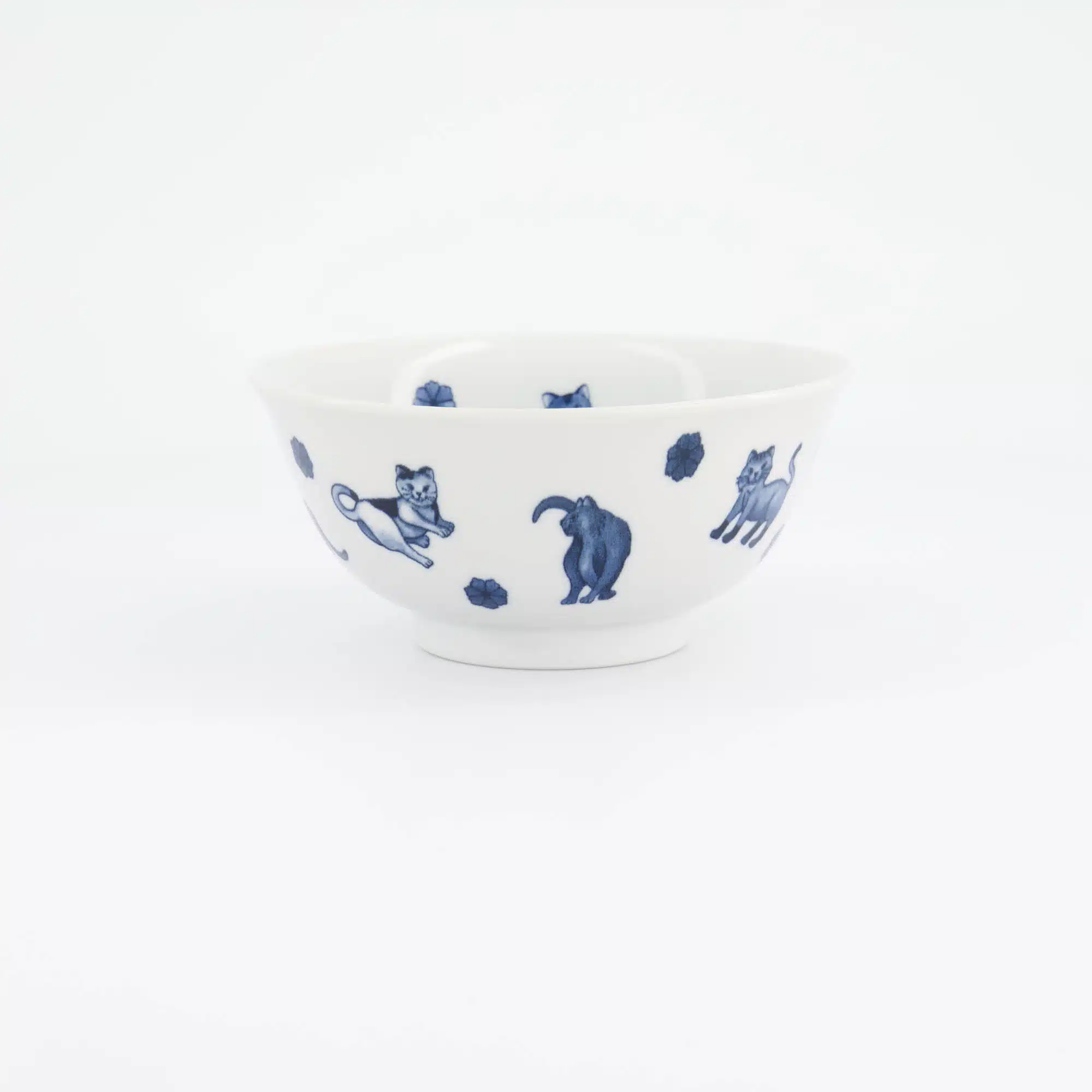 Tokyo Design Studio - Kawaii - Hananeko - Cat - Tayo - Bowl – 15 x 7 cm – Blue - Afbeelding 2