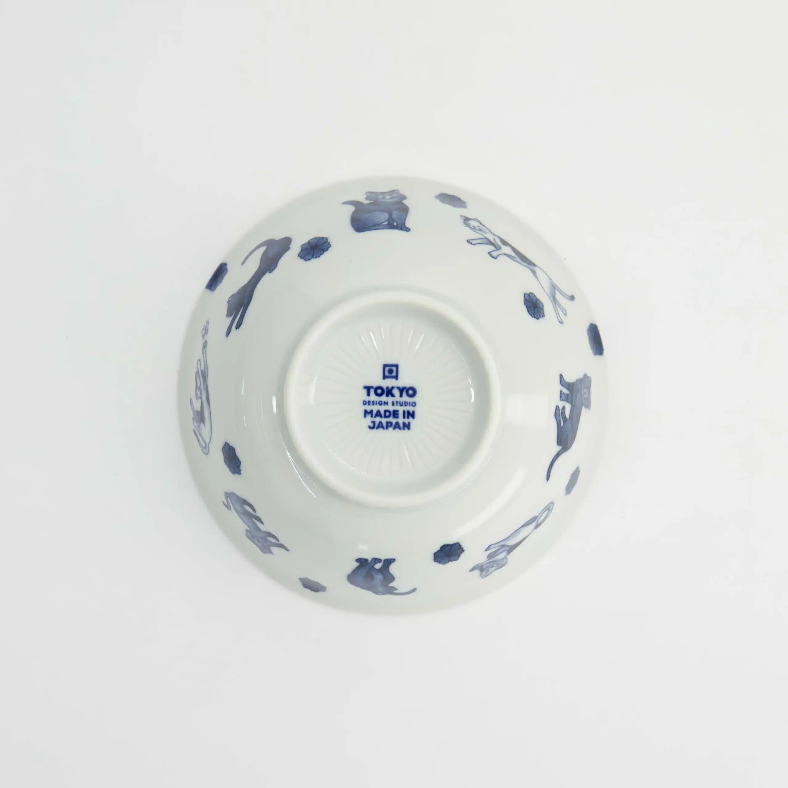 Tokyo Design Studio - Kawaii - Hananeko - Cat - Tayo - Bowl – 15 x 7 cm – Blue - Afbeelding 4
