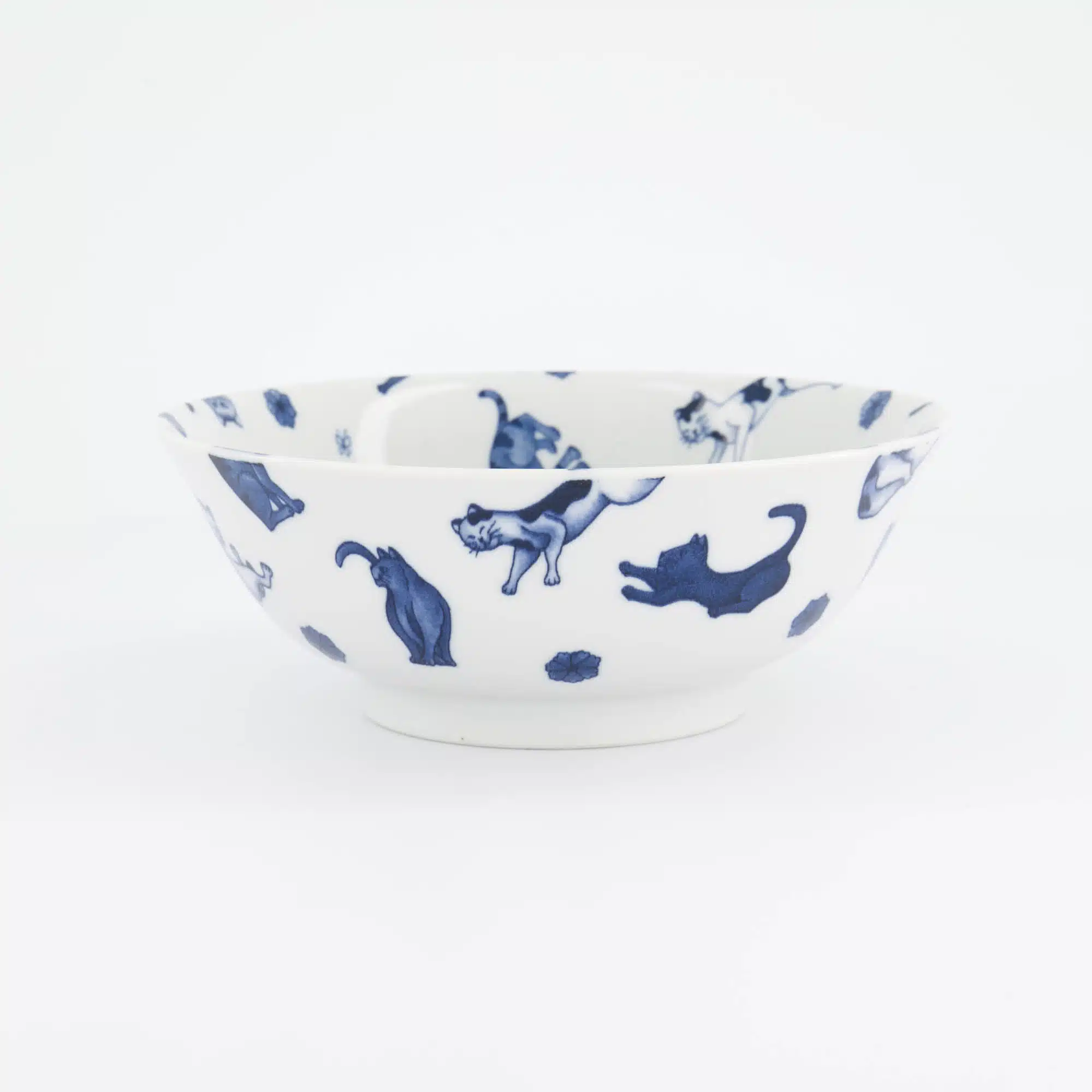 Tokyo Design Studio - Kawaii - Hananeko - Cat - Ramen - Bowl – 19.8 x 7.5 cm – Blue - Afbeelding 2