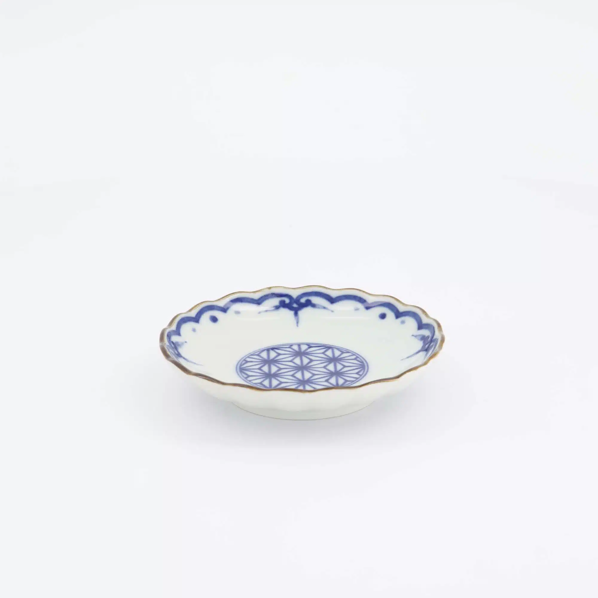 Tokyo Design Studio - Yamahida - Blue - Plate - Kissho - Komon – 12.2 x 2.7 cm