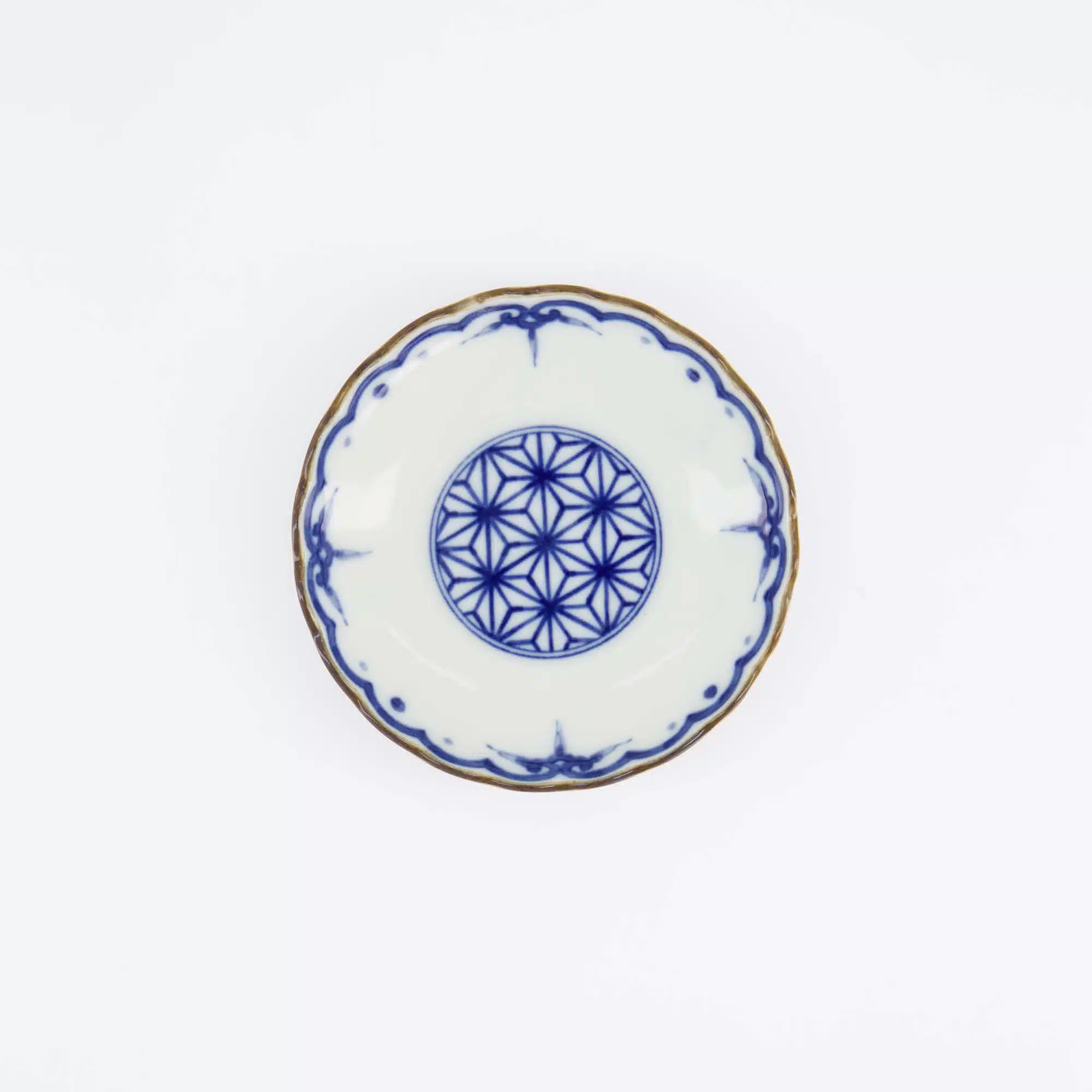 Tokyo Design Studio - Yamahida - Blue - Plate - Kissho - Komon – 12.2 x 2.7 cm - Afbeelding 4