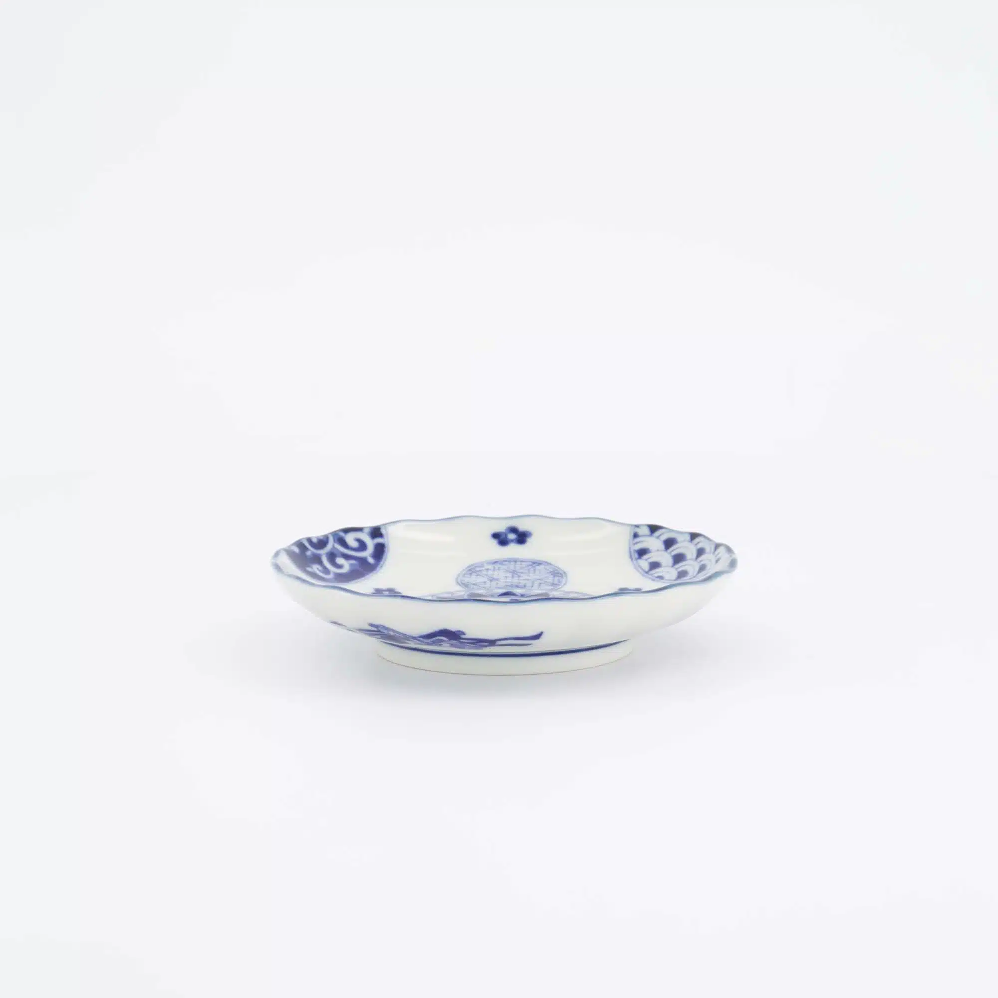 Tokyo Design Studio - Yamahida - Blue - Plate - Ai - Marumon – 12.2 x 2.7 cm - Afbeelding 3