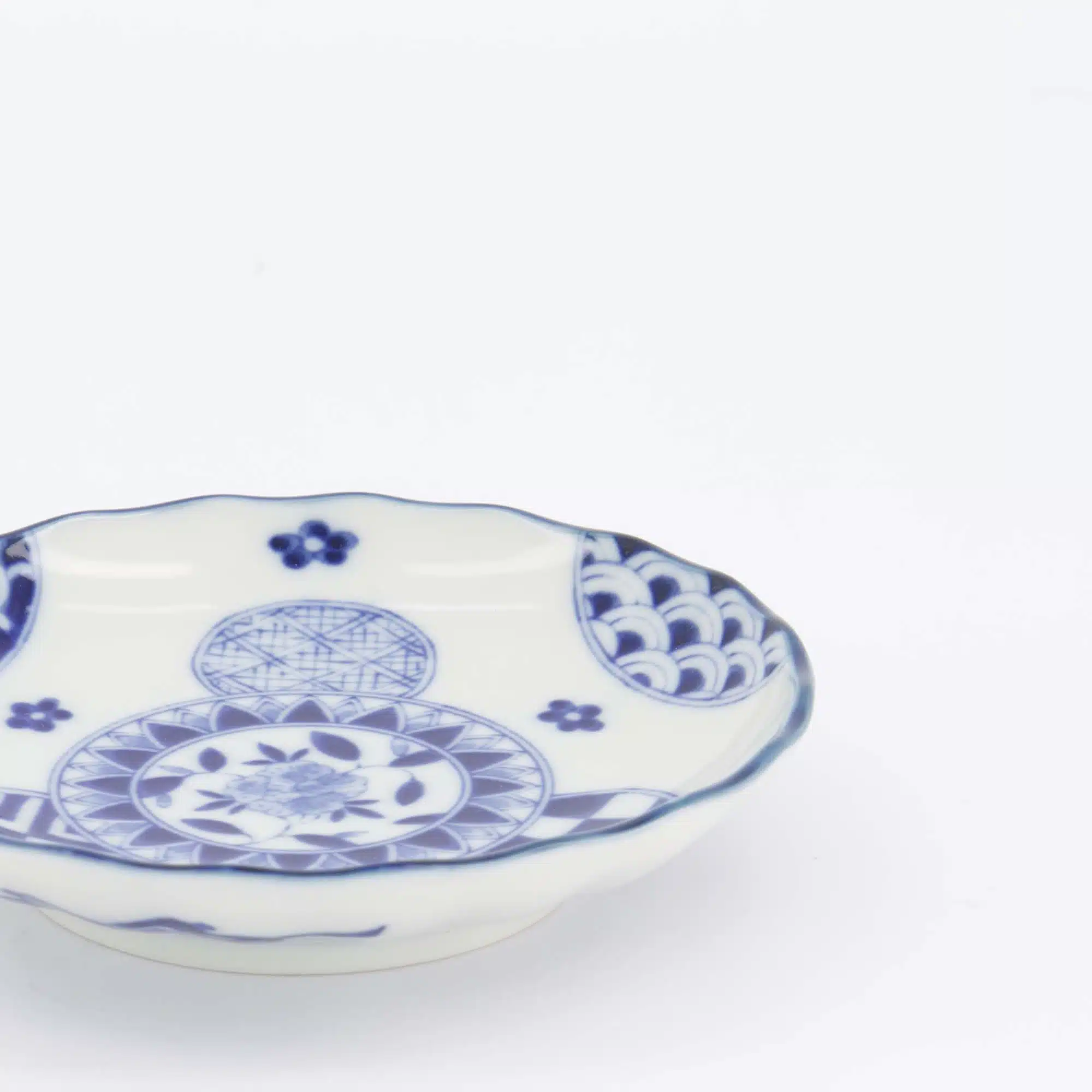 Tokyo Design Studio - Yamahida - Blue - Plate - Ai - Marumon – 12.2 x 2.7 cm - Afbeelding 2