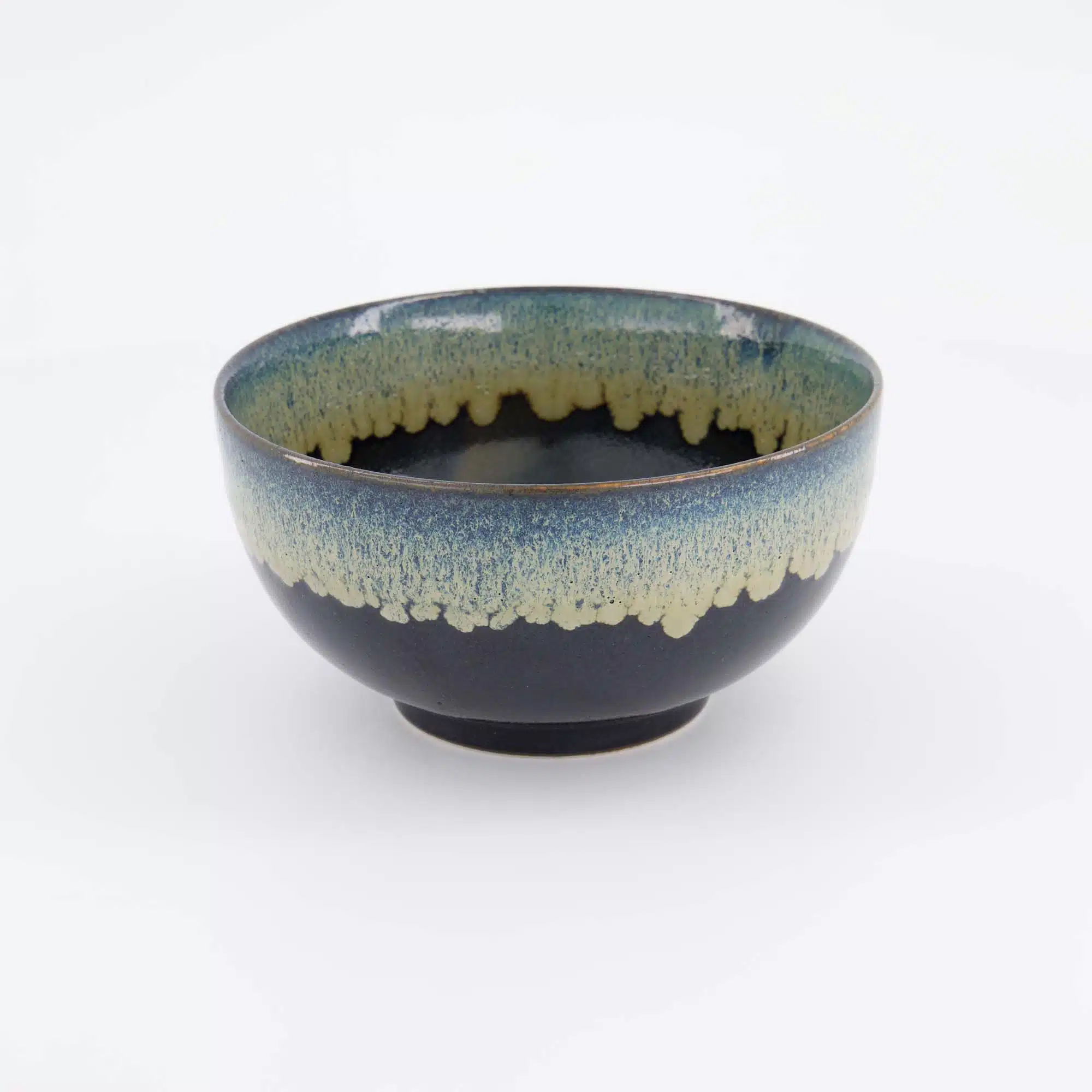Tokyo Design Studio - Yamahida - Blue - Okonomi - Bowl - Tenmoku - Shironagashi – 16 x 8.4 cm – 1000 ml
