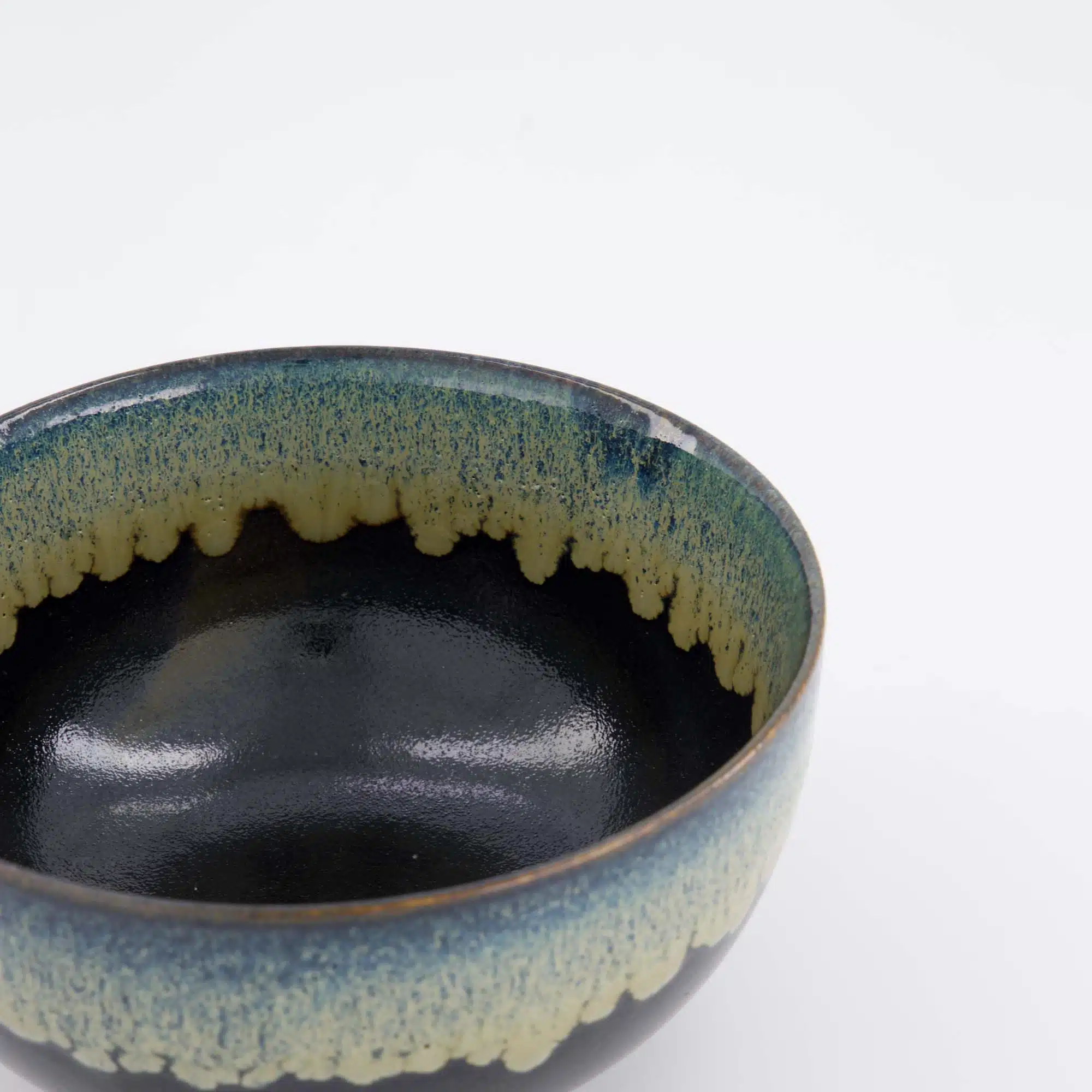 Tokyo Design Studio - Yamahida - Blue - Okonomi - Bowl - Tenmoku - Shironagashi – 16 x 8.4 cm – 1000 ml - Afbeelding 2