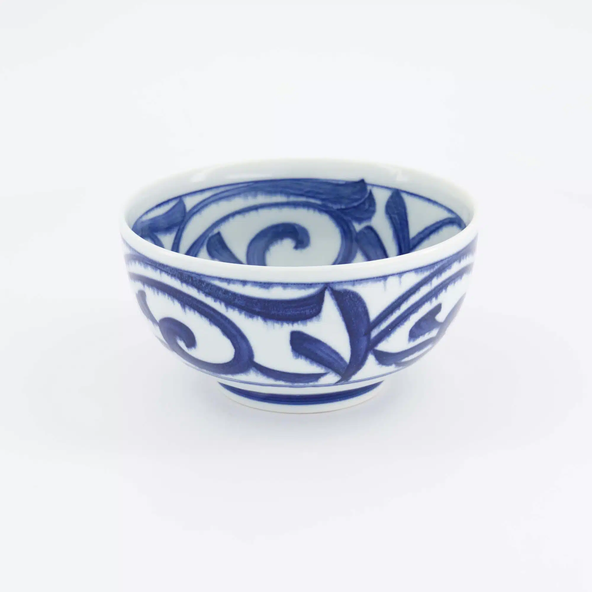 Tokyo Design Studio - Yamahida - Blue - Okonomi - Bowl - Karakusa – 16 x 8.4 cm – 1000 ml