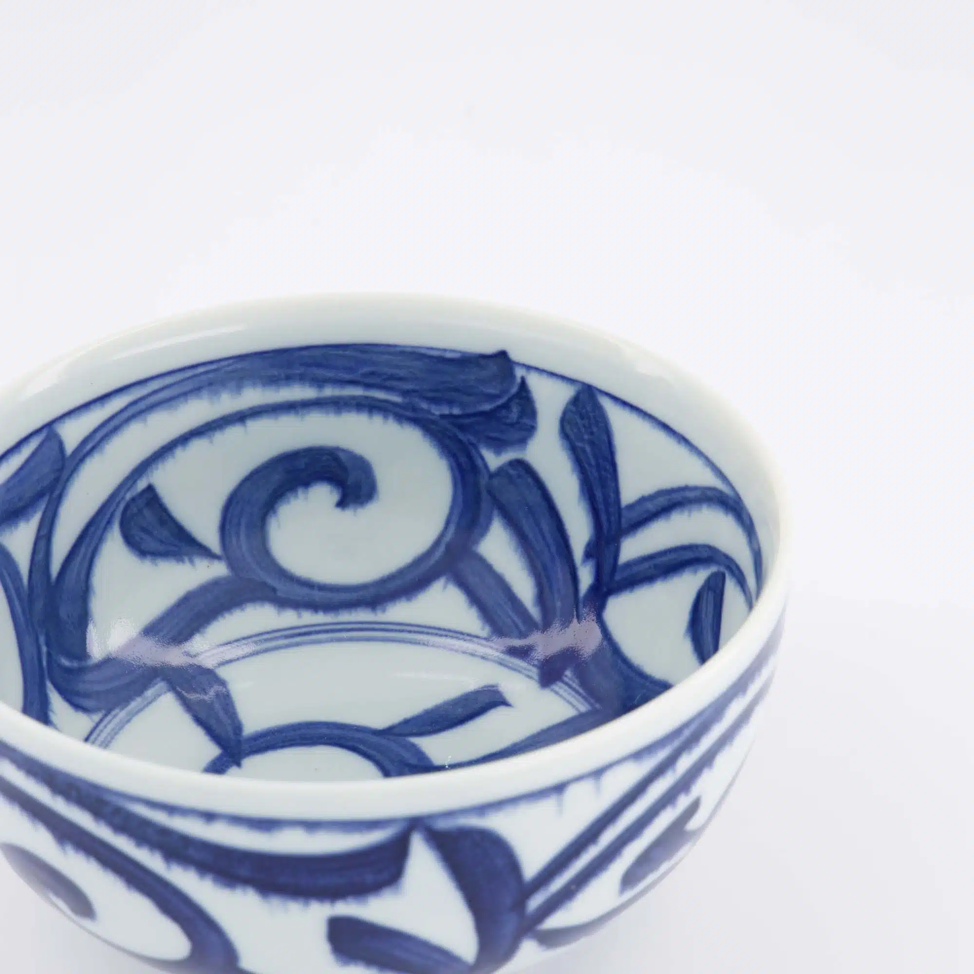 Tokyo Design Studio - Yamahida - Blue - Okonomi - Bowl - Karakusa – 16 x 8.4 cm – 1000 ml - Afbeelding 2
