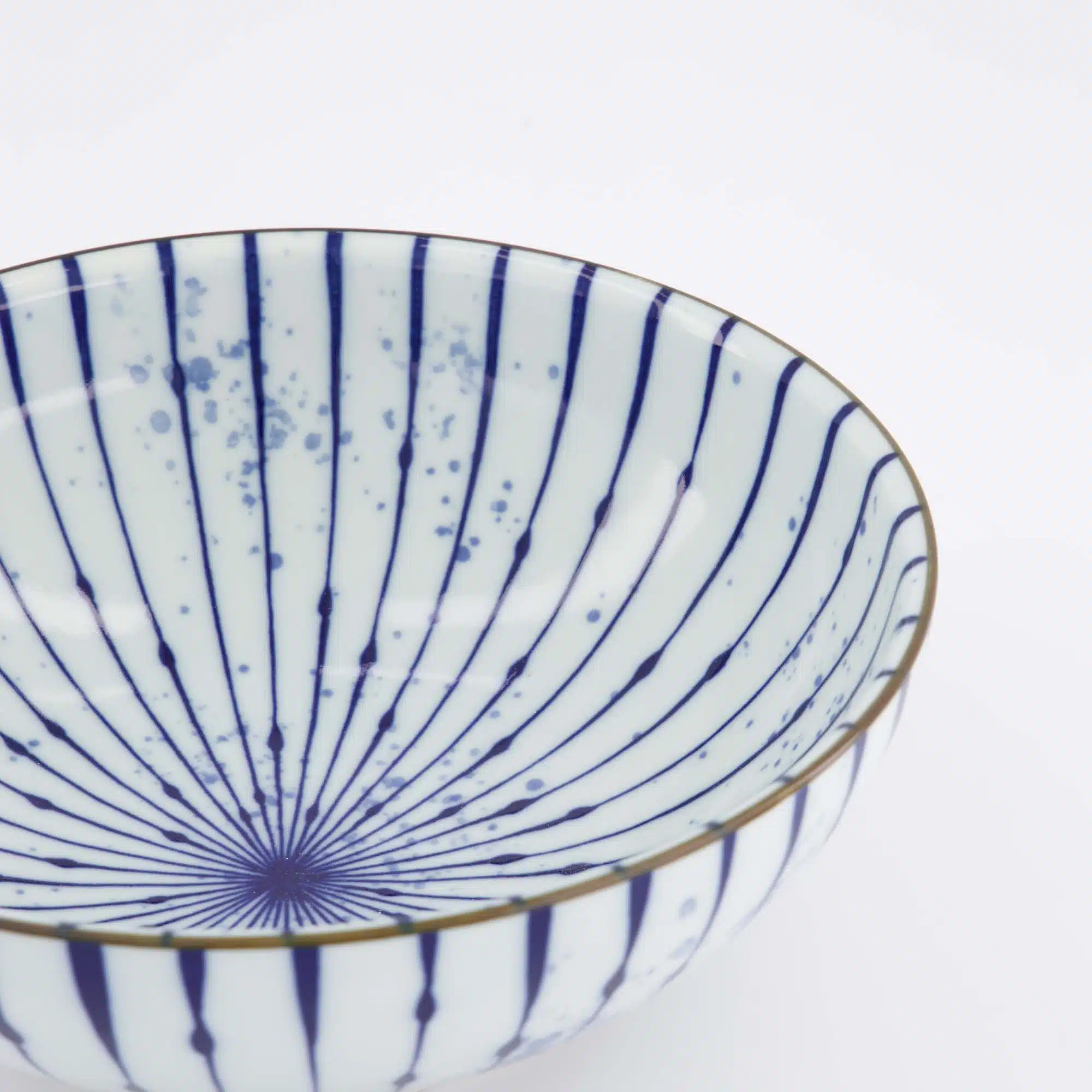 Tokyo Design Studio - Yamahida - Blue - Ramen - Bowl - Fukizome - Tokusa – 21.3 x 8.2 cm – 1450 ml - Afbeelding 2